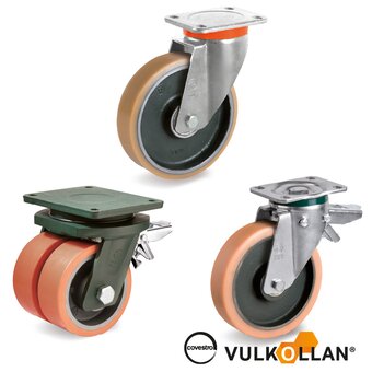 Vulkollan® castors